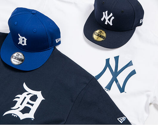 Triko New Era New York Yankees Oversized Logo XL Tee White