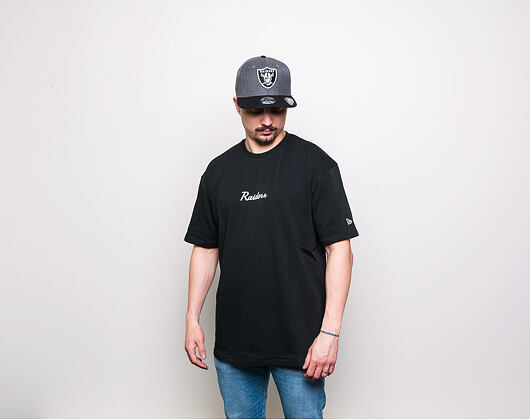 Triko New Era Oakland Raiders Oversized Super Bowl Tee Black