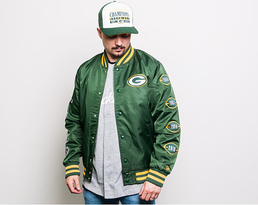 Bunda New Era Green Bay Packers Champion Bomber Green