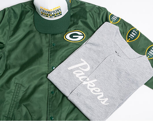 Bunda New Era Green Bay Packers Champion Bomber Green