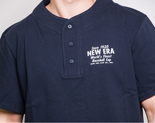 Triko New Era Heritage Script Jersey Navy