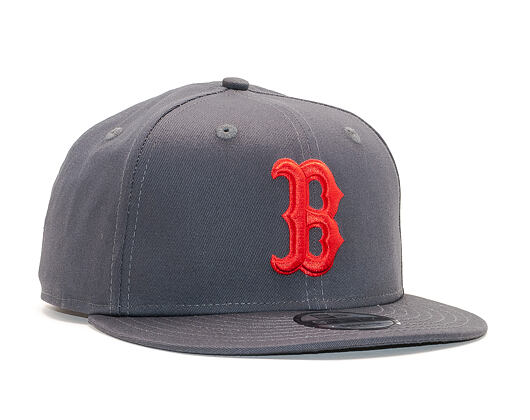 Kšiltovka New Era 9FIFTY Boston Red Sox Grey Heather/Scarlet Snapback