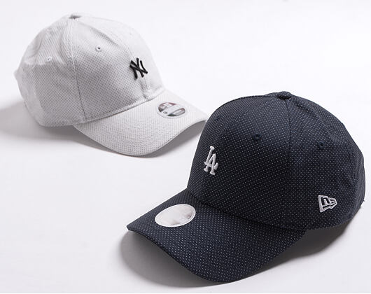 Dámská Kšiltovka New Era 9FORTY New York Yankees White/Navy Strapback