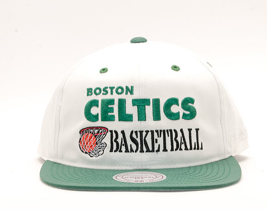 Kšiltovka Mitchell & Ness Boston Celtics Dunk Off White Snapback