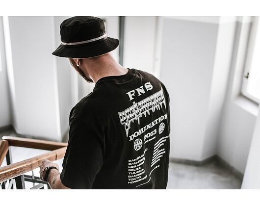 Klobouk Kangol Stripe Lahinch Black