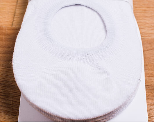 Ponožky Calvin Klein Logo Liner White 3 Pack ECA343-10