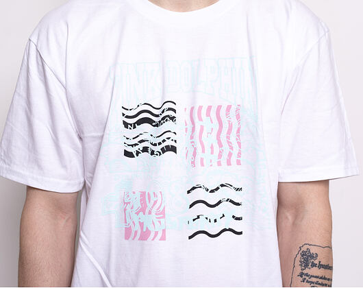 Triko Pink Dolphin Logo Sketch Tee White PS11911LSWH