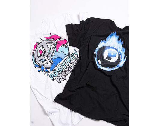 Triko Pink Dolphin Positivity Prevails Tee White PS11911PPWH
