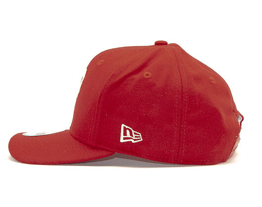 Kšiltovka New Era 9FIFTY Philadelphia Phillies Coop Flannel Pre Curved Scarlet