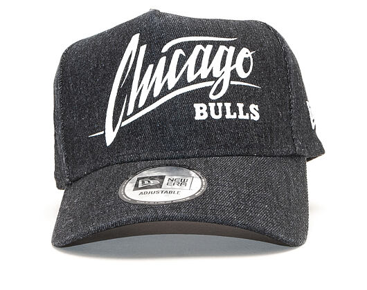 Kšiltovka New Era 9FORTY A-Frame Chicago Bulls Denim Black