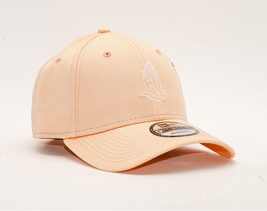 Kšiltovka New Era 9FORTY Script Peach/White