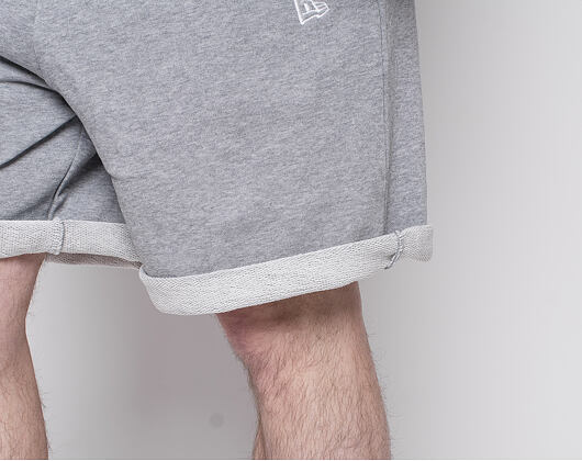 Kraťasy New Era Essential Shorts Light Gray Heather