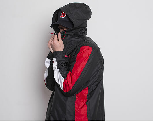 Bunda New Era Contemporary Windbreaker Black/White/Scarlet