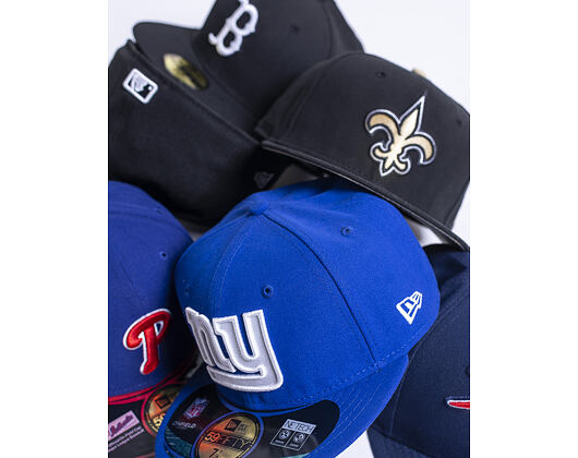 Kšiltovka New Era - 59FIFTY Basic - Atlanta Braves - Black / White