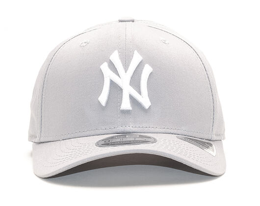 Kšiltovka New Era 9FIFTY New York Yankees Stretch Snap Gray/White