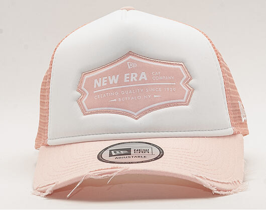 Kšiltovka New Era 9FORTY A-Frame Trucker Patch Pink/White