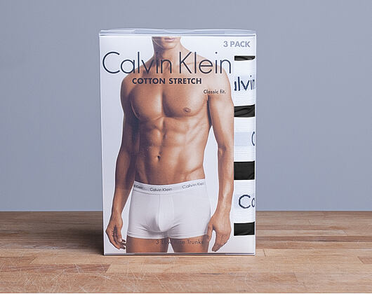 Trenýrky Calvin Klein 3 Pack Low Rise Trunk 001 Black