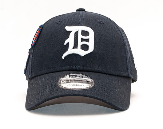 Kšiltovka New Era 9FORTY Detroit Tigers Cooperstown Patched Navy