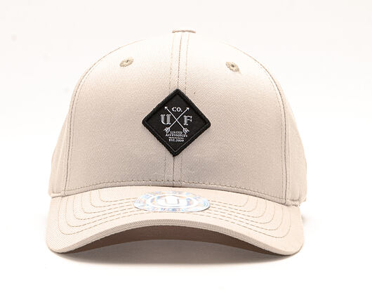 Kšiltovka UPFRONT Nobel Baseball Crown 2 Light Khaki Strapback