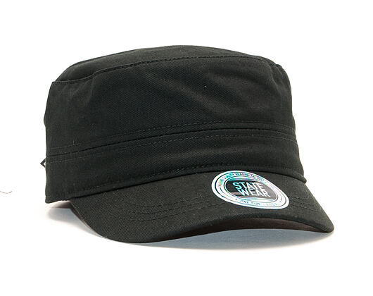 Kšiltovka STATEWEAR Cadet Cap Black Strapback