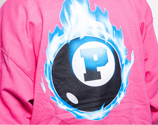 Mikina Pink Dolphin 8Ball Flame Pink