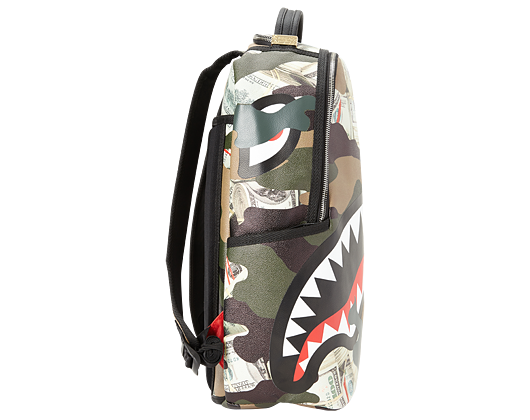 Batoh Sprayground Camo Money Shark Backpack B2202