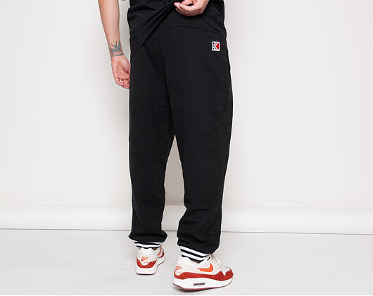 Tepláky Karl Kani College Sweatpants black/white