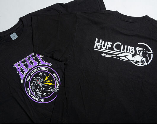 Triko HUF Information Warfare T-Shirt - black