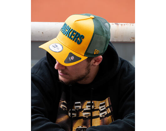 Kšiltovka New Era 9FORTY Trucker Reverse Team Green Bay Packers Team Color Snapback