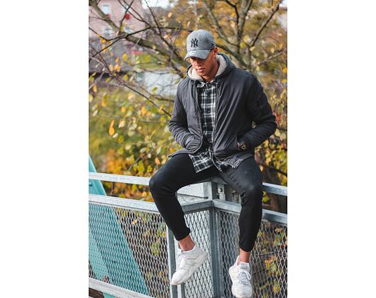 Kšiltovka New Era 9FORTY Engineered Plus New York Yankees Black / Black Strapback
