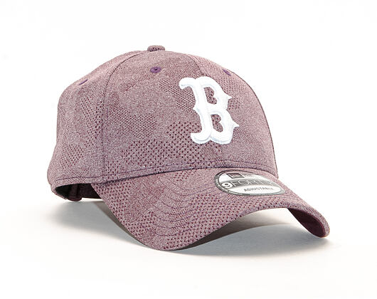 Kšiltovka New Era 9FORTY Engineered Plus Boston Red Sox Maroon / Optic White Strapback