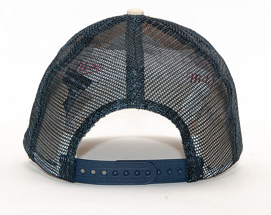 Kšiltovka New Era 9FORTY Trucker Rockbay Stone / Navy Snapback