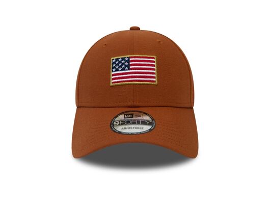 Kšiltovka New Era 9FORTY Flagged Rust