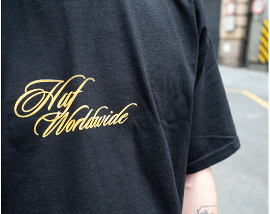 Triko HUF Omerta T-Shirt Black