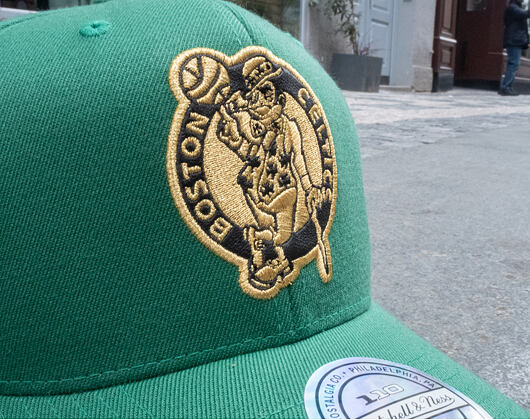 Kšiltovka Mitchell & Ness Boston Celtics Bullion Green/Gold