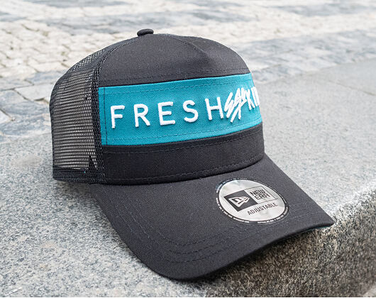 Kšiltovka New Era 9FORTY A-Frame Trucker Colour Block Fresh Ego Kid Black/Teal