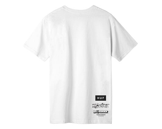 Triko HUF Phil Frost x Bearbrick White