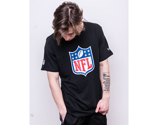 Triko New Era Essential NFL League Logo Tee Black