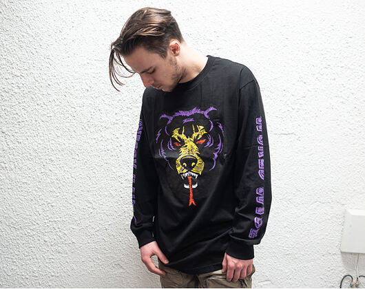 Triko S Dlouhým Rukávem Mishka Da Scribbles Long Sleeve Black