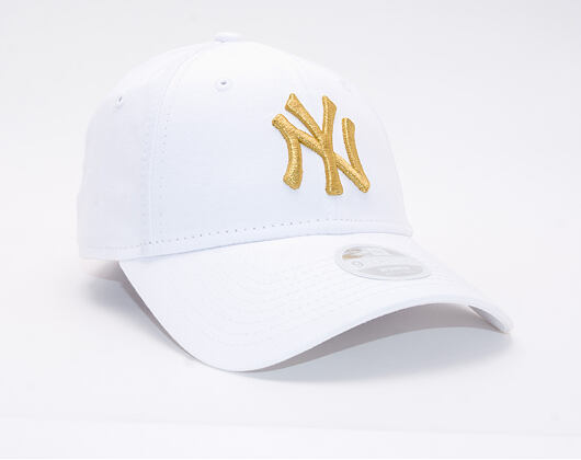 Dámská Kšiltovka New Era 9FORTY New York Yankees Metallic White