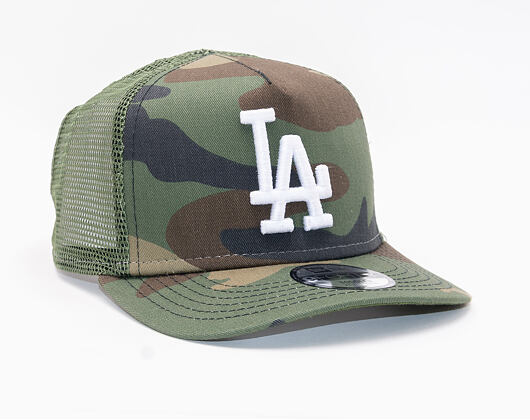 Dětská Kšiltovka New Era 9FORTY Trucker Los Angeles Dodgers Camo Essential