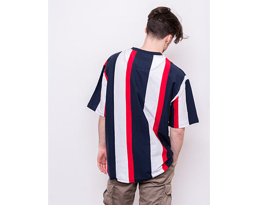 Triko Karl Kani Signature Stripe Tee 6060590 Navy/Red/White