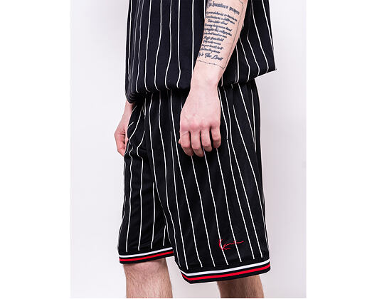 Kraťasy Karl Kani Signature Mesh Shorts 6013995 Black/White/Red