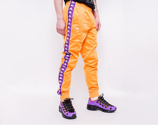 Tepláky Kappa Banda Rastoria Slim Orange/Violet A49