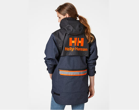 Bunda Helly Hansen Heritage PU Hybrid Rain Jacket 597 Navy