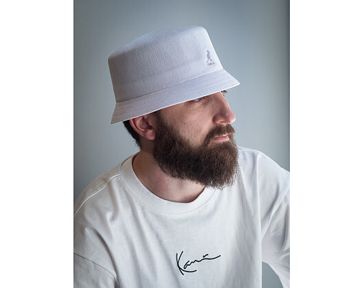 Klobouk Kangol Tropic Bin White