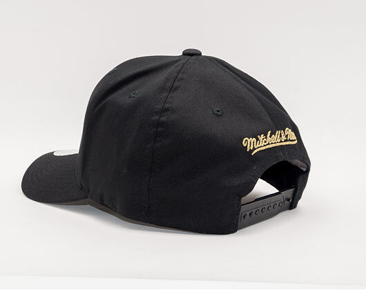 Kšiltovka Mitchell & Ness 619 Pinscript Black/Metallic Gold