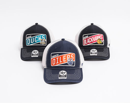 Kšiltovka 47 Brand Chicago Blackhawks Slash Patch MVP Trucker