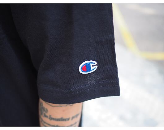 Triko Champion Crewneck T-Shirt Black 215341 KK001NBK