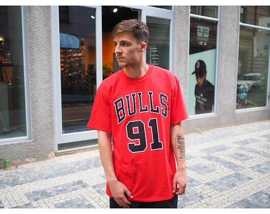 Triko Mitchell & Ness Chicago Bulls "Last Dance" (Dennis Rodman) Number 91 Red